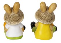 Osterhasen mit Blume & Ei in der