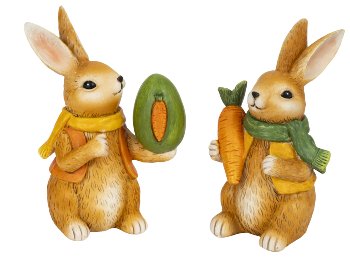 Eastern rabbit with carrot &