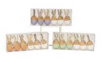 wooden easter rabbit eggs for hanging