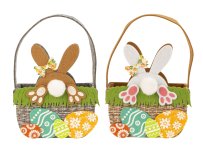 Felt bag with rabbit- and egg decoration