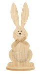 Holz-Osterhase zum Stellen mit Korb zum