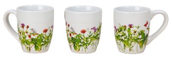 B-Quality mug "herb design" h=8,4cm
