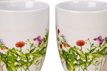 B-Quality mug "herb design" h=8,4cm