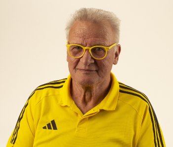 Lesebrille in gelb mit Sehstärke +1.0,