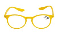 Reading glasses in yellow with visual